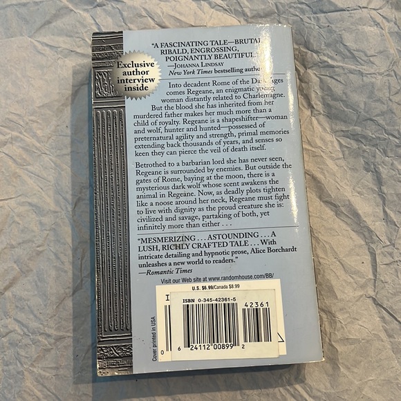 ⭐️5 for $15⭐️The Silver Wolf by Alice Borchardt | Book - Picture 2 of 2